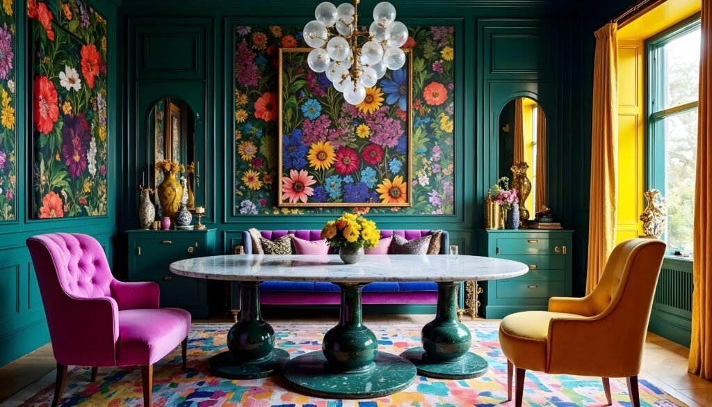 eclectic house vintage
