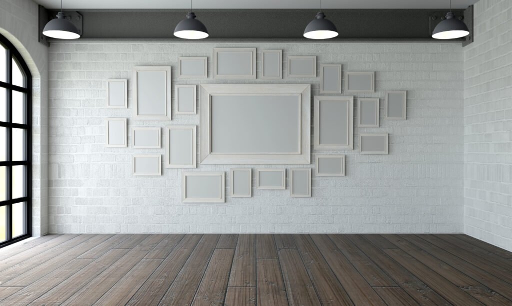 big blank wall ideas