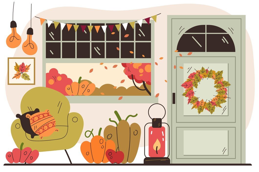 fall door decor